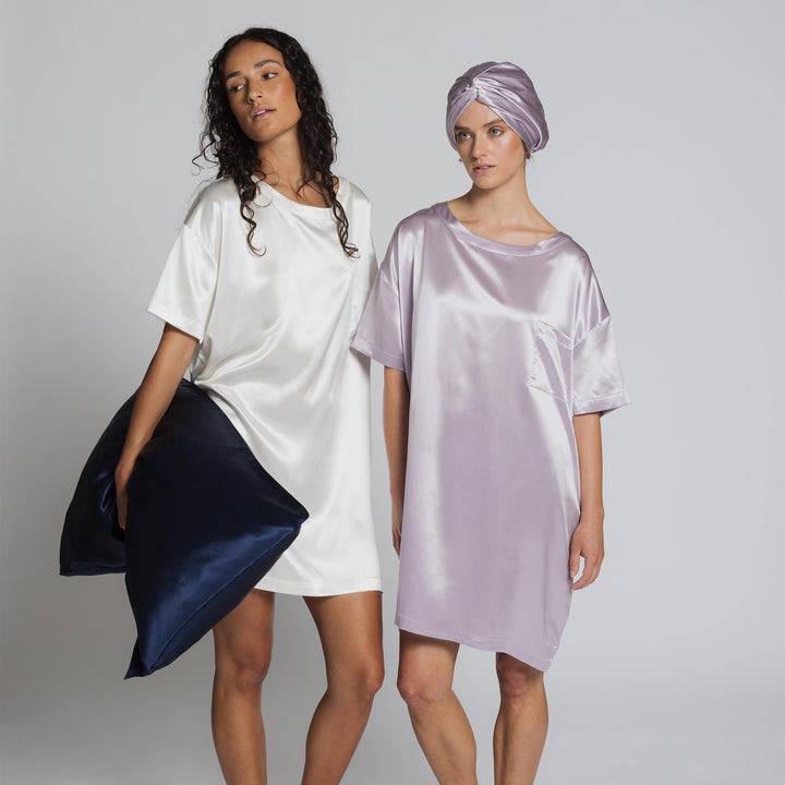 Organic Silk T-Shirt Dress