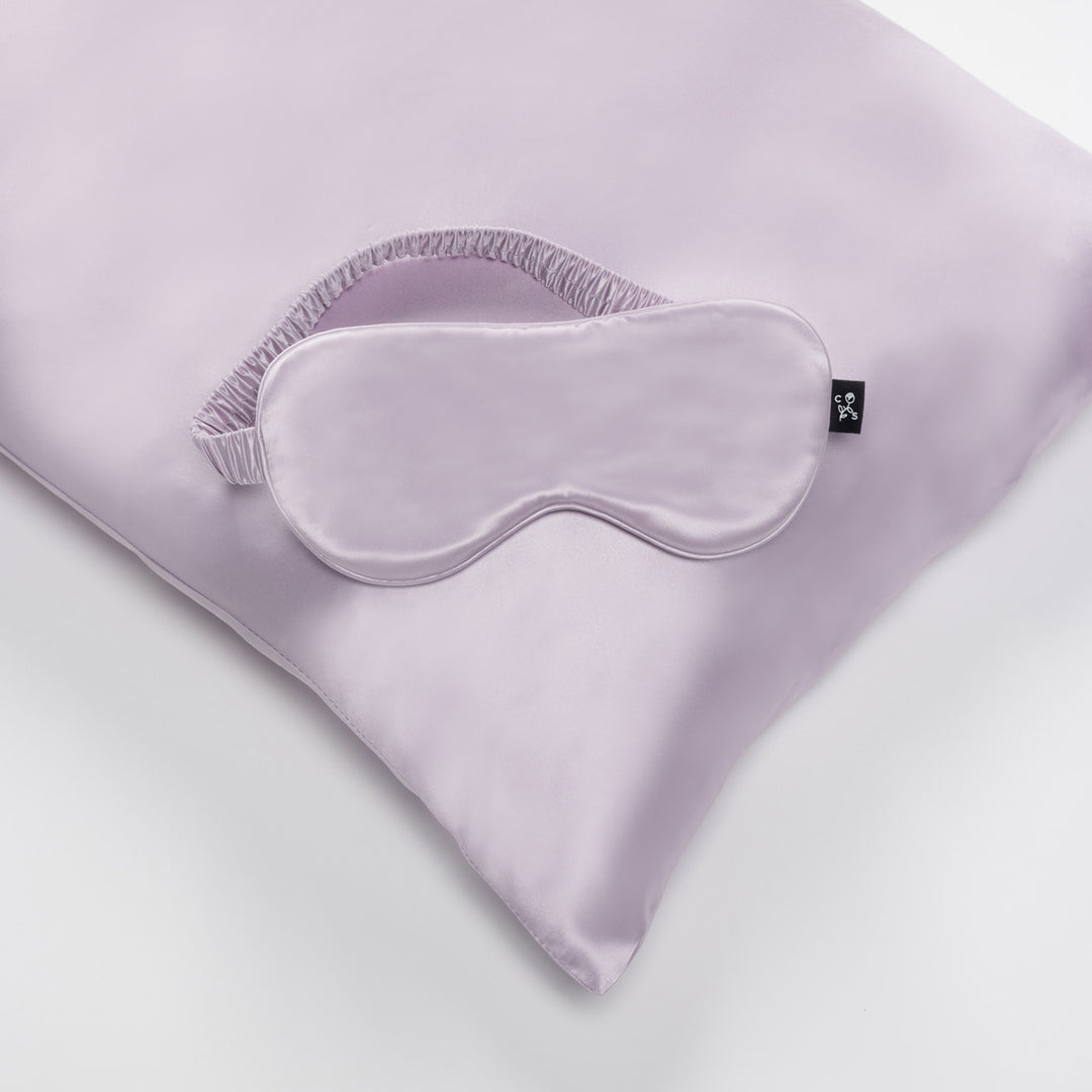 pillowcase and mask color blocking#color_lilac-haze