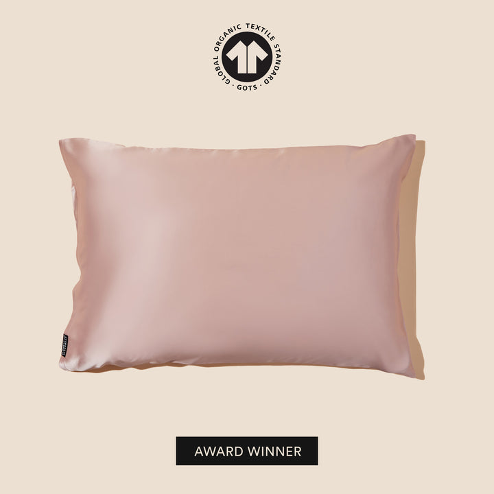 luxury silk pillowcase pink#color_pink-sherbert